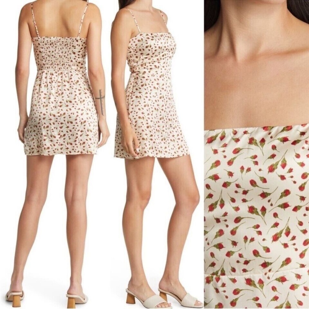 Reformation Kosta Silk Dress